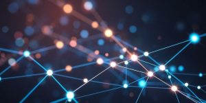 AI and affiliate marketing icons with glowing energy.